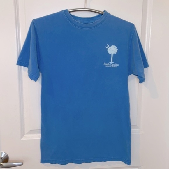 MYRTLE BEACH | 100% Cotton Light Blue Shirt Women’s Size Small - Picture 3 of 5